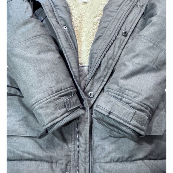 Appaman Boys Denali Faux Fur Trim Coat Sherpa lining Size 10 Grey NWOT MSRP $180 - Picture 8 of 10